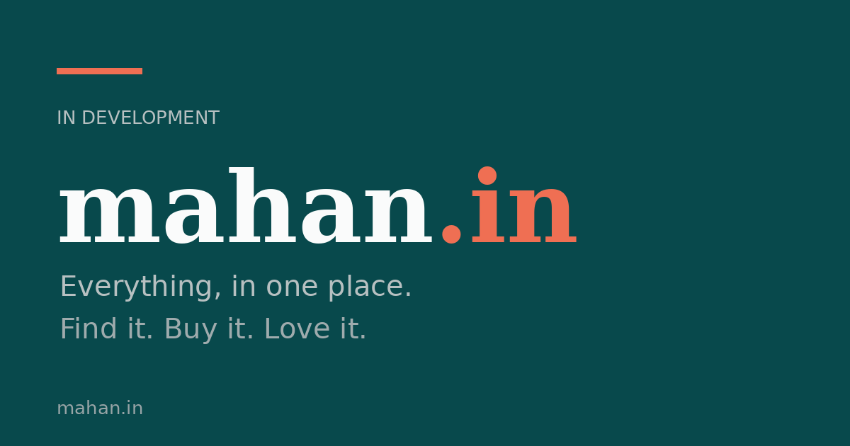 Link preview image for mahan.in